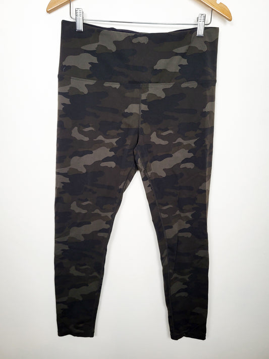 Tuff Athletics Women's High-Rise Camouflage Workout Leggings | Size XL