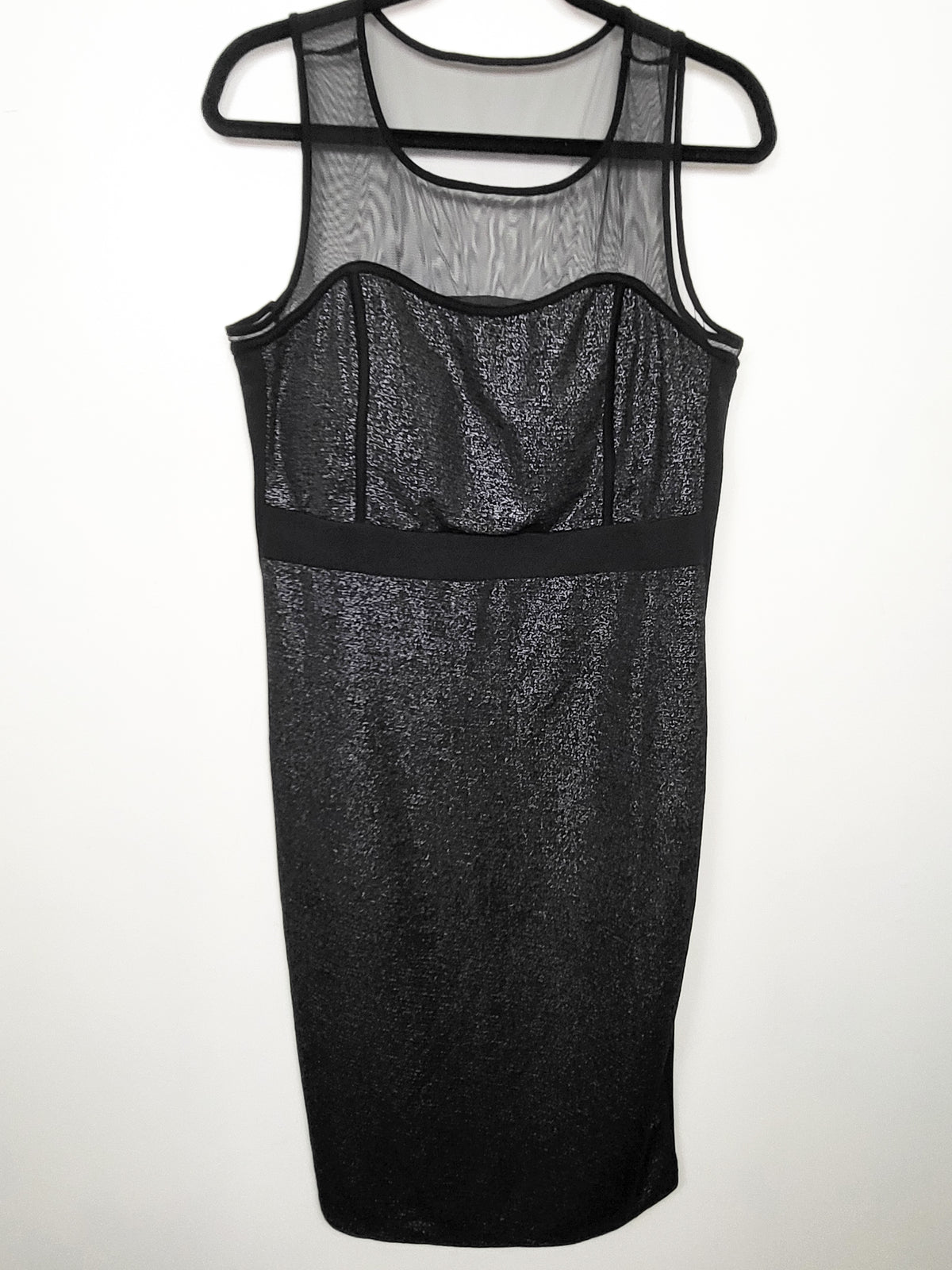 New Noir Women's Metallic Shimmer Sheath Party Dress  | Size XL