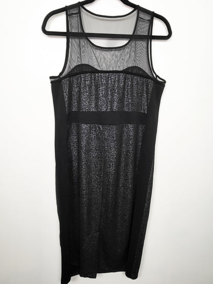 New Noir Women's Metallic Shimmer Sheath Party Dress  | Size XL