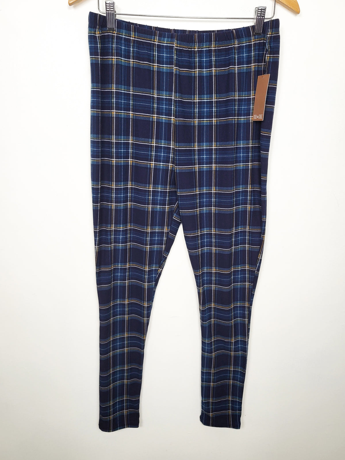 NEW - Denver Hayes Women's Ultra-Soft Plaid Sleepwear Leggings | Size XL