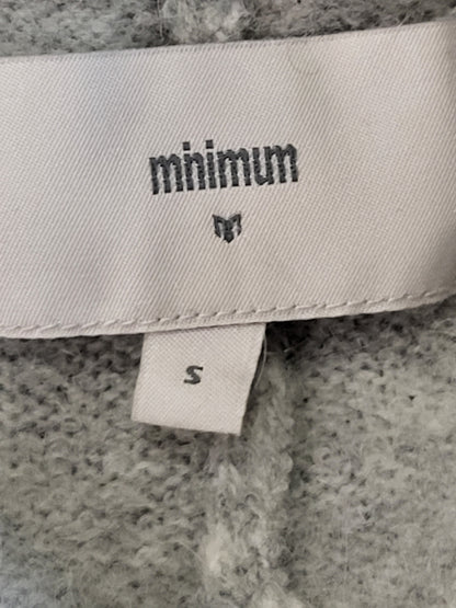 Minimum Women's Gray "Kerstin" Open-Front Longline Cardigan | Size SMALL