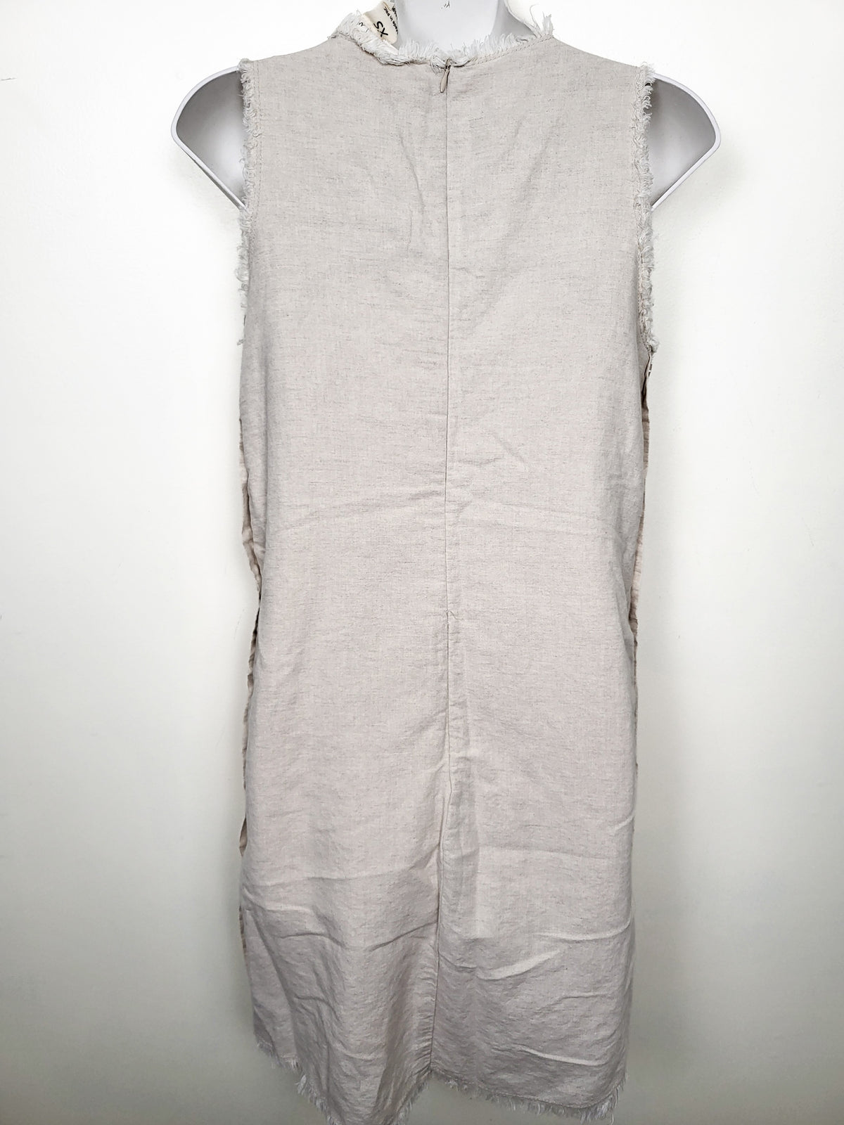 Lost in Lunar Beige "Lyla" Linen-Blend Shift Dress | size XS - retails for $200 new