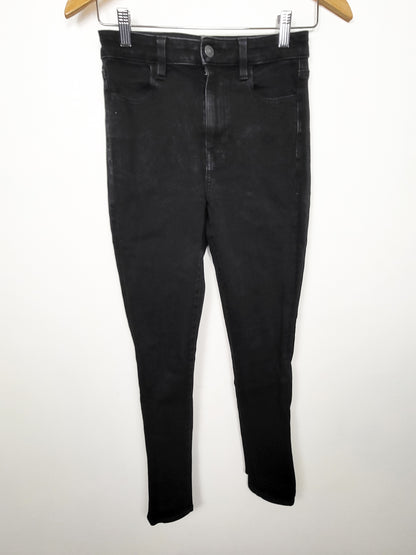 American Eagle Outfitters Black Women's "Super Hi-Rise" Jeggings  - Size 4