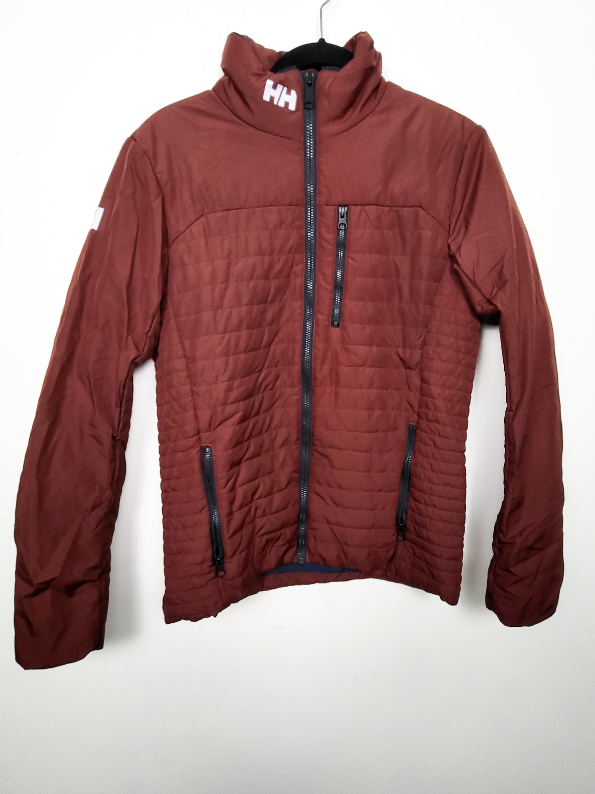 Helly Hansen Men's Rust Orange Crew Insulator Jacket 2.0 - Men's size small