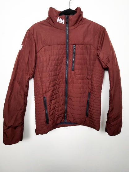 Helly Hansen Men's Rust Orange Crew Insulator Jacket 2.0 - Men's size small