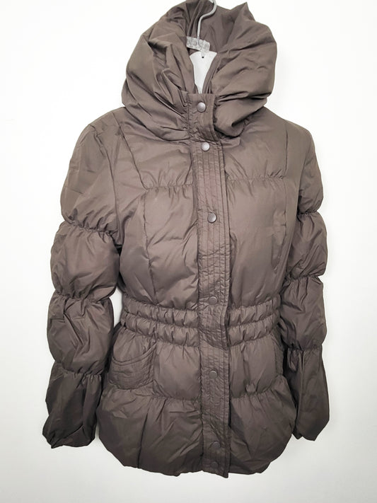 Vero Moda Women's Smocked-Waist Down Filled Puffer Jacket - Size Medium