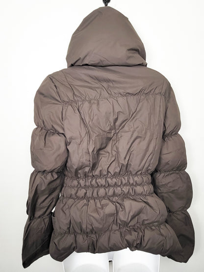 Vero Moda Women's Smocked-Waist Down Filled Puffer Jacket - Size Medium