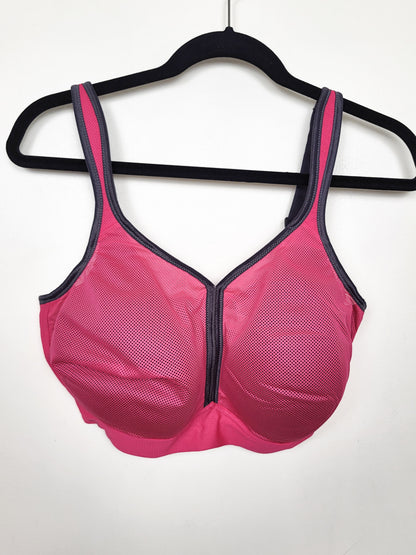 Anita Active "Momentum" Maximum Support Wire-Free Sports Bra in "Smart Pink" - Size 36H