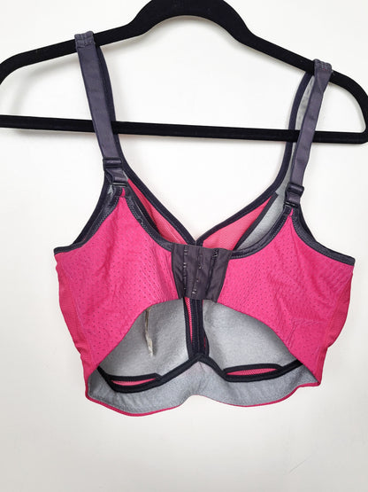 Anita Active "Momentum" Maximum Support Wire-Free Sports Bra in "Smart Pink" - Size 36H