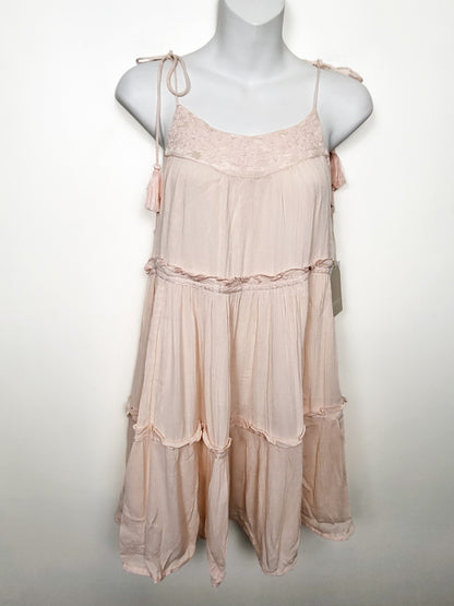 NEW - Jackson Rowe Pastel Pink "Chiquita" Tiered Cami Dress - XS (mistagged by manufacturer)