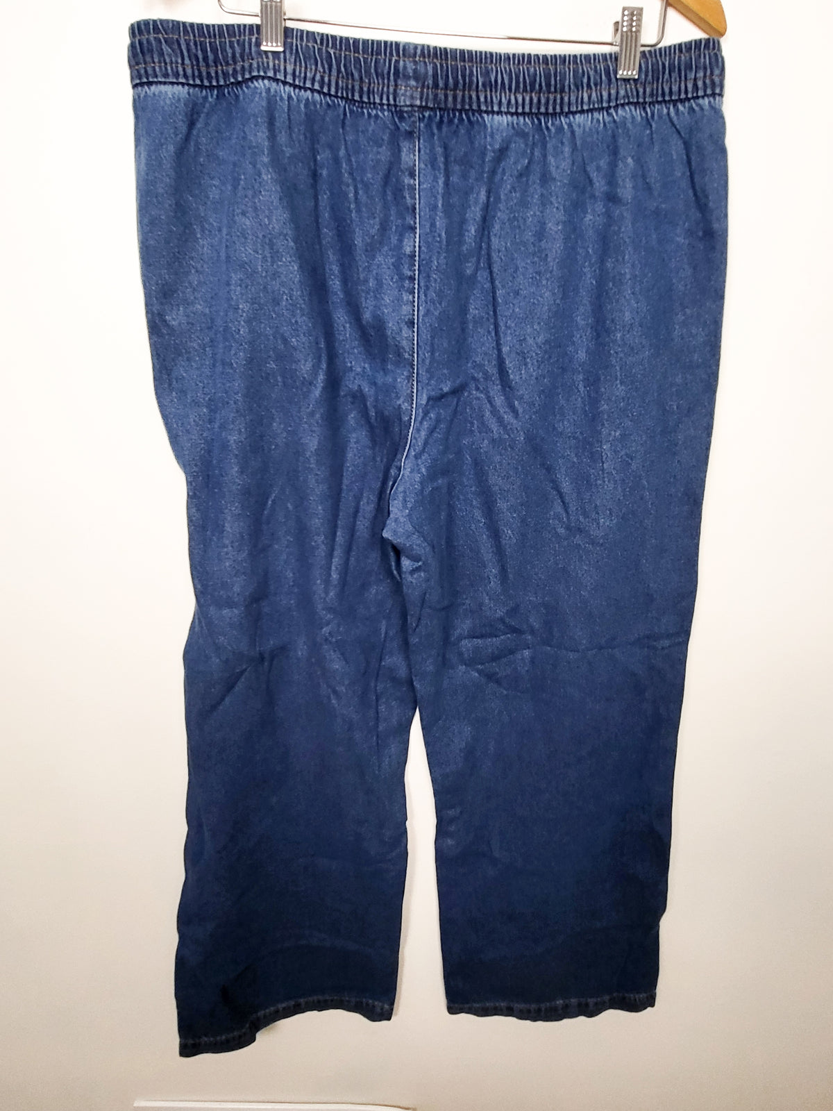 NEW - Calvin Klein Women's Drawstring Denim Jogger / Lounge Pant - Size XL