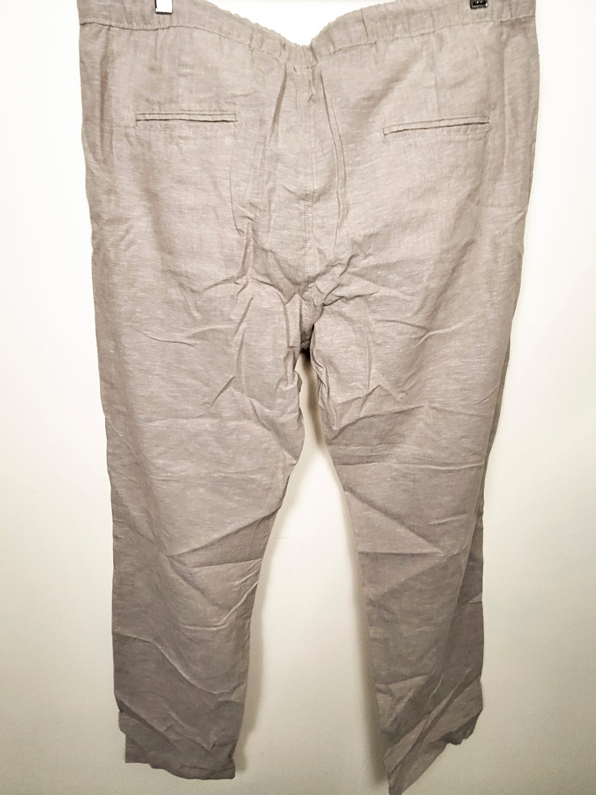NEW - Tenth + Ocean Men's Washable Linen Blend Drawstring Pants - Size XL