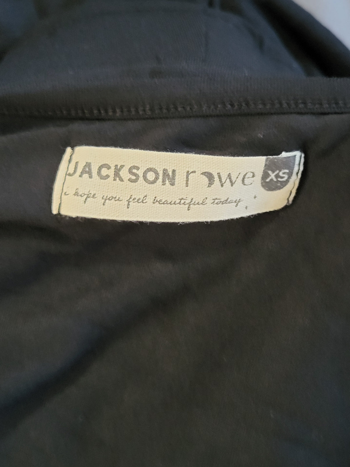 NEW - Jackson Rowe Women's Black "Leo" Long-Sleeve Wrap Style Rayon Jumpsuit  - XS
