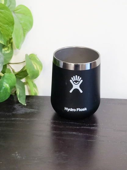 Hydro Flask Black 10 oz Insulated Stainless Steel Wine Tumbler
