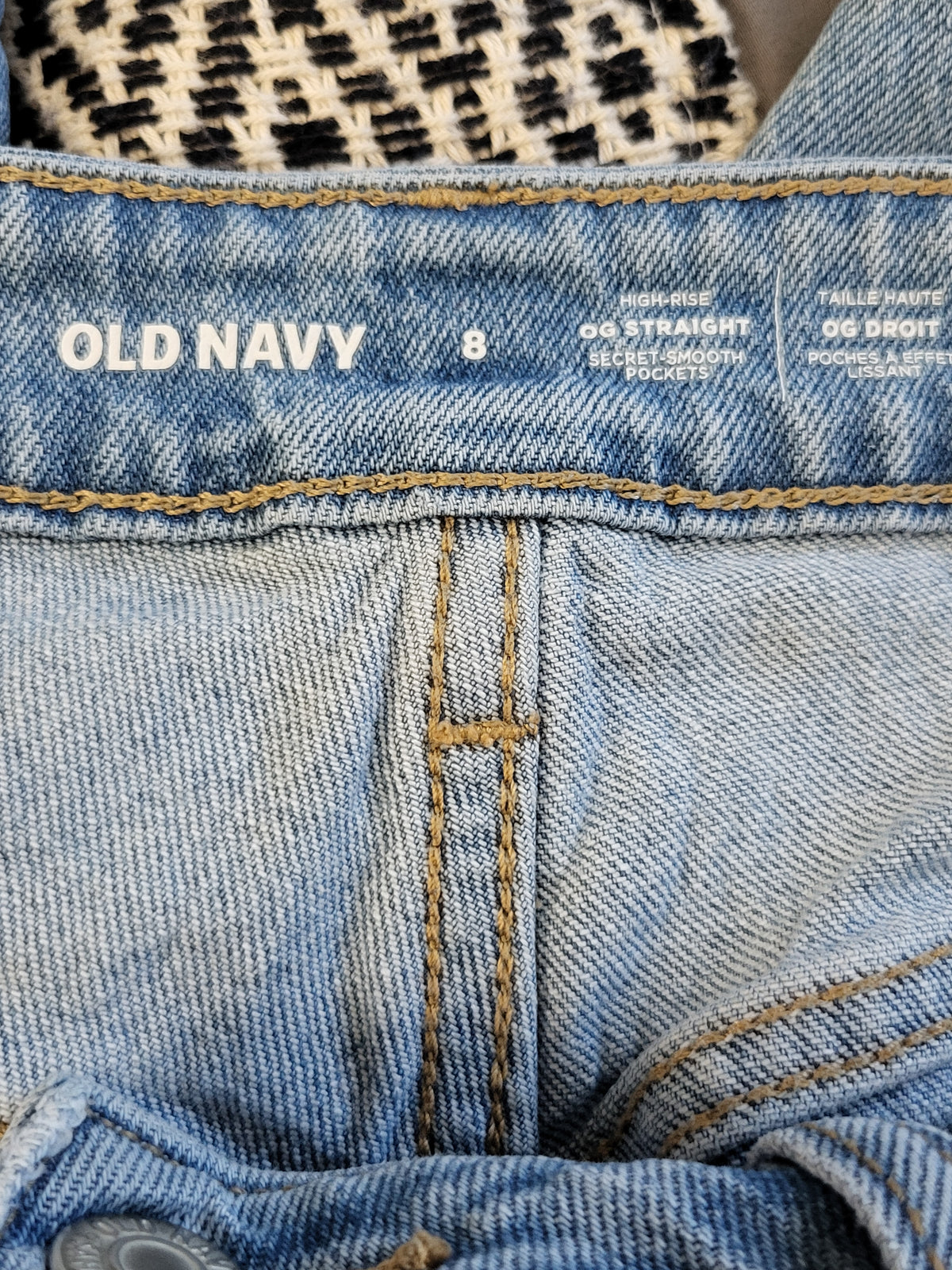 Old Navy OG Straight High Rise Jeans - Size 8
