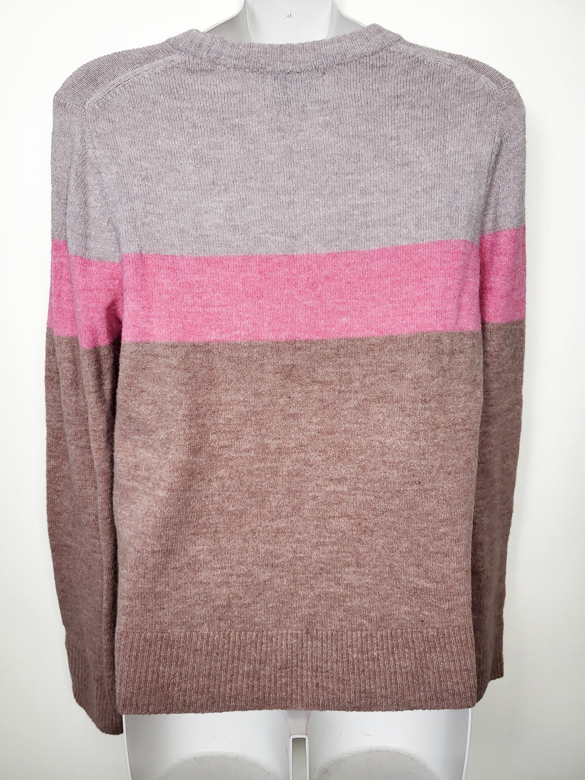 Old Navy Women's Tri-Tone Colorblock Knit Sweater - Size MEDIUM