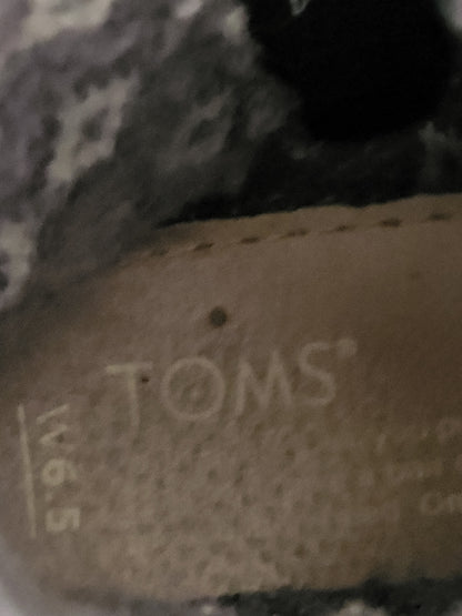 TOMS Shoes Women's Black Alpa Suede Lace-Up Ankle Boots - Size 6.5