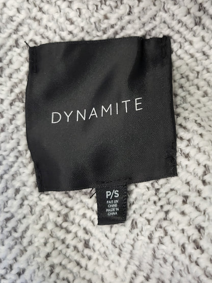 Dynamite Herringbone Oversized Cocoon Coat  - Size Small