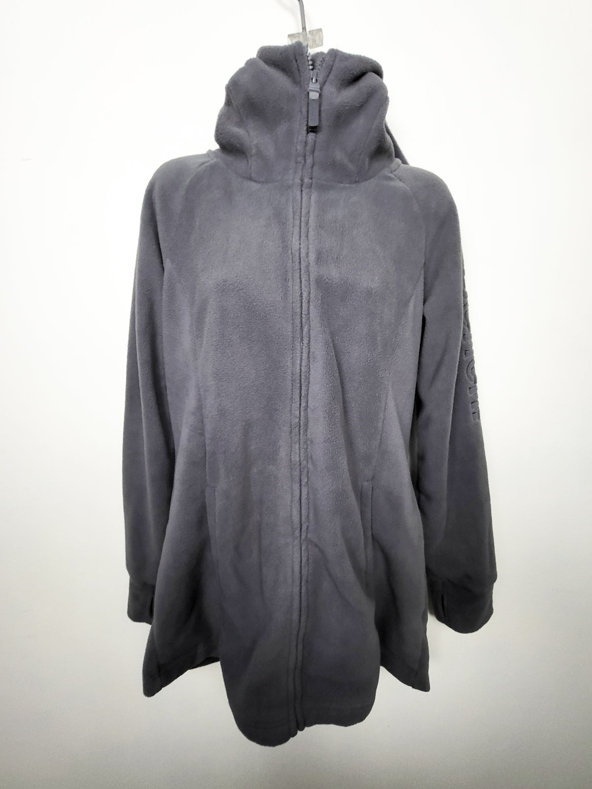 Bench Grey Women's Bowe Fleece Zip-Up Jacket - Size Large