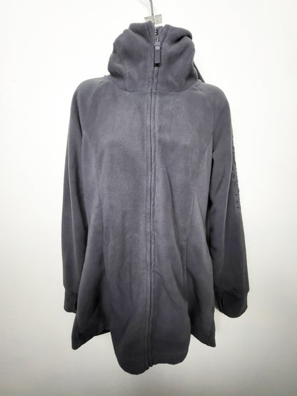 Bench Grey Women's Bowe Fleece Zip-Up Jacket - Size Large