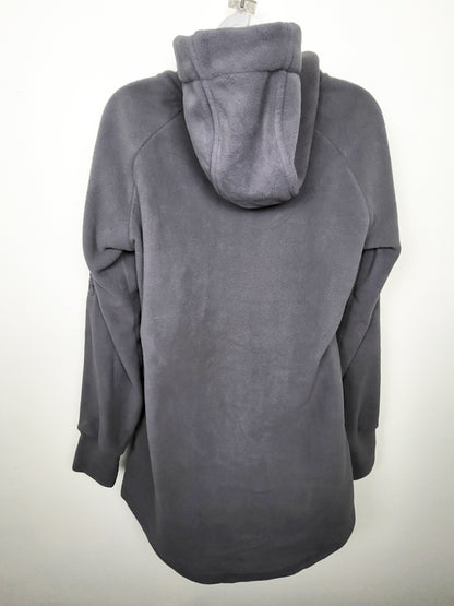 Bench Grey Women's Bowe Fleece Zip-Up Jacket - Size Large