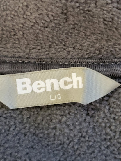 Bench Grey Women's Bowe Fleece Zip-Up Jacket - Size Large