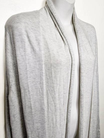 Sears Grey Open-Front Drape Cardigan Sweater - Size 2X