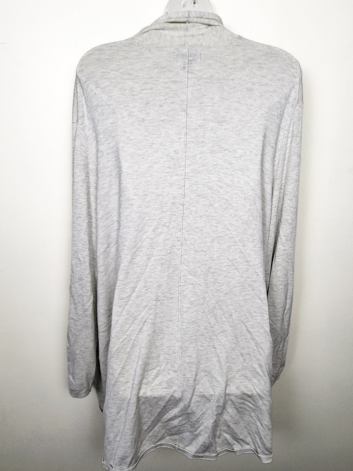 Sears Grey Open-Front Drape Cardigan Sweater - Size 2X
