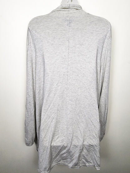 Sears Grey Open-Front Drape Cardigan Sweater - Size 2X