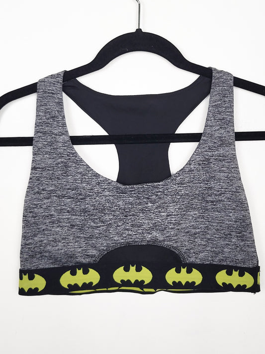 Batman Sports Bra (lightly padded) - Size large