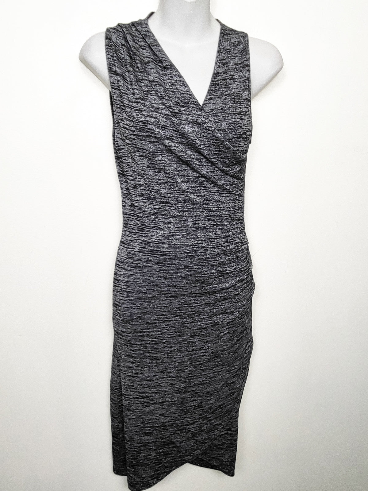 Aritzia Wilfred Free Sleeveless Ruched Faux Wrap Dress - Size Small
