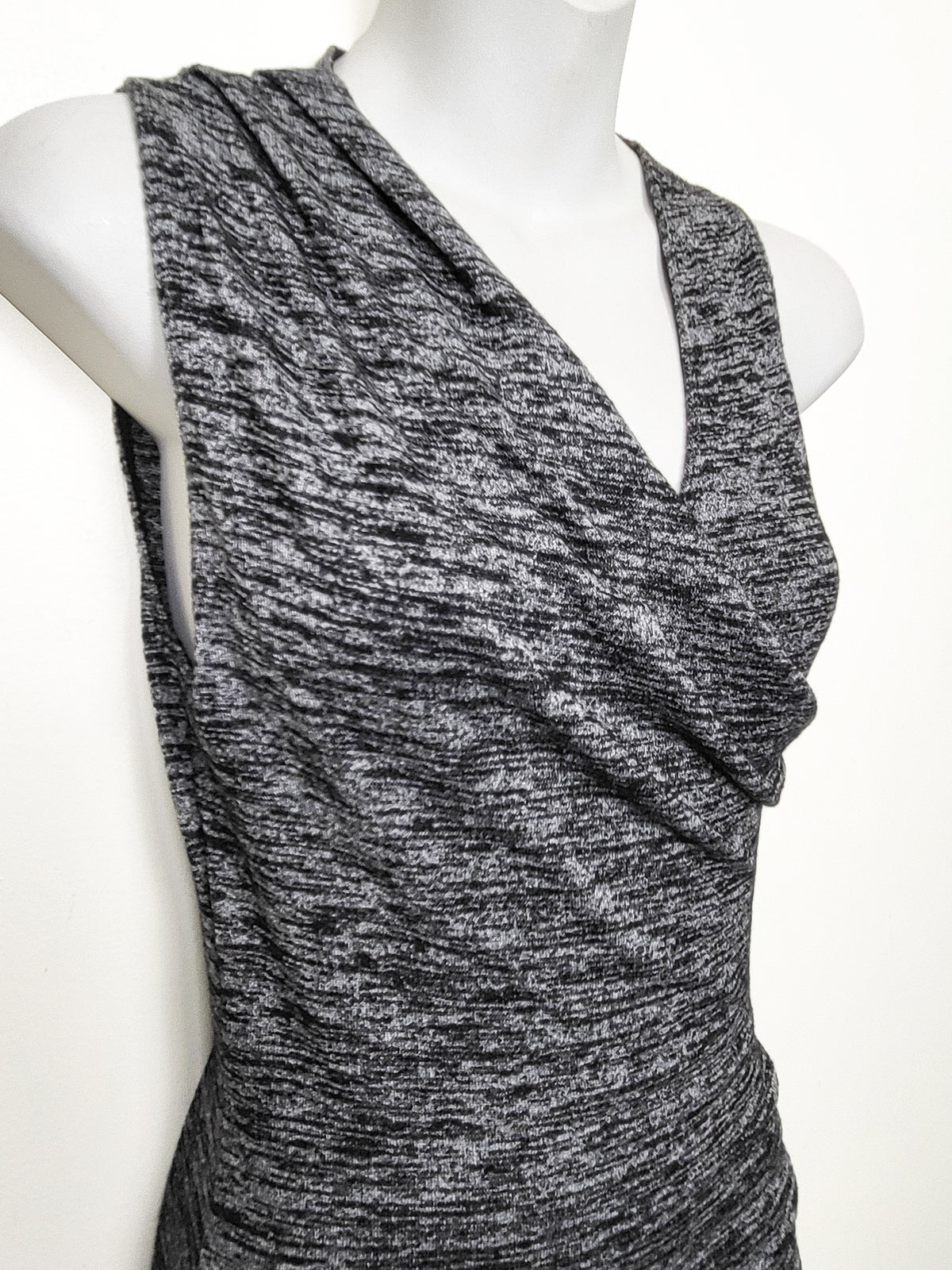 Aritzia Wilfred Free Sleeveless Ruched Faux Wrap Dress - Size Small