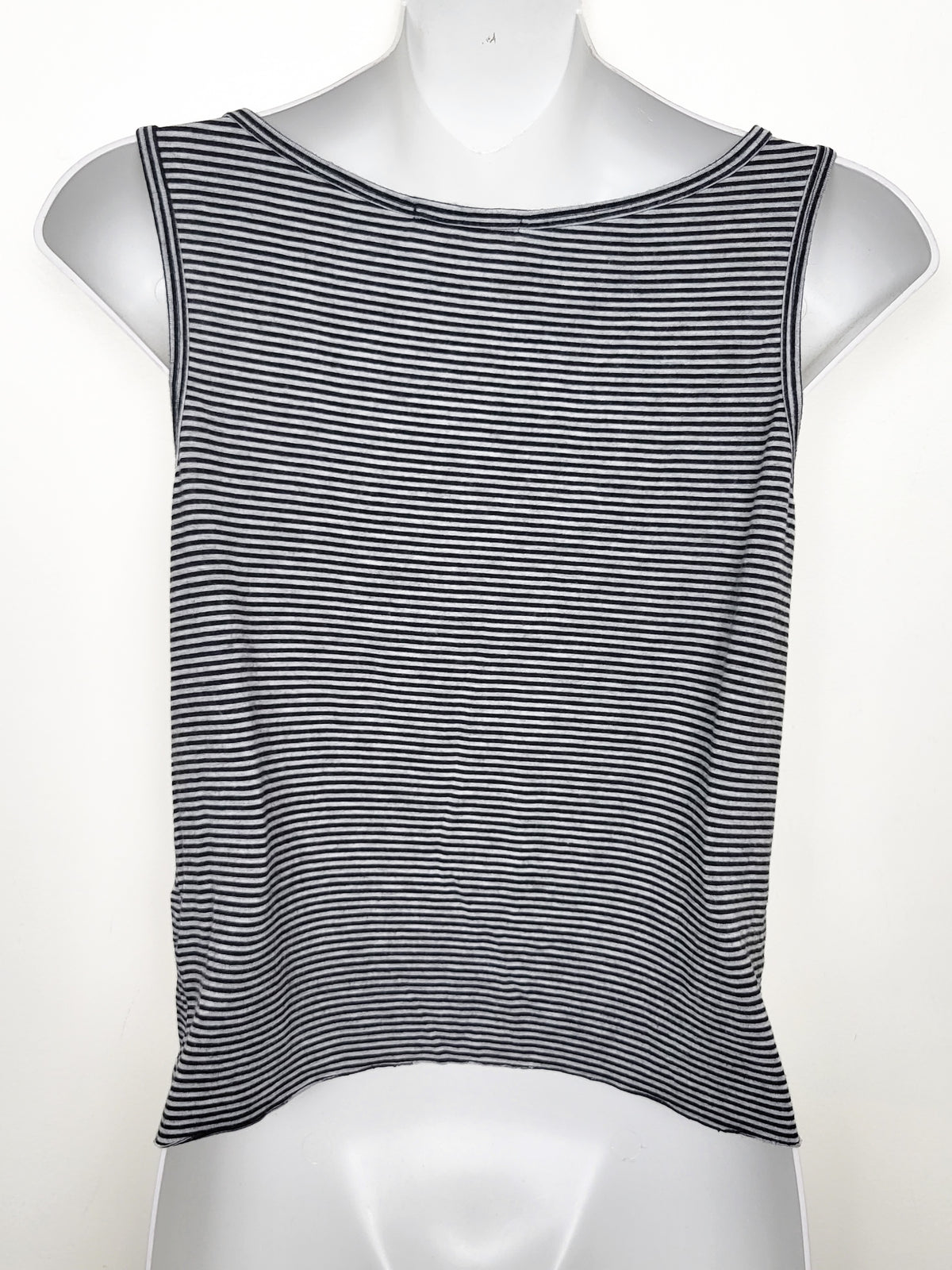 Antistar Striped Tie-Front Tank Top - Size Small