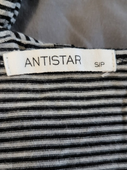 Antistar Striped Tie-Front Tank Top - Size Small