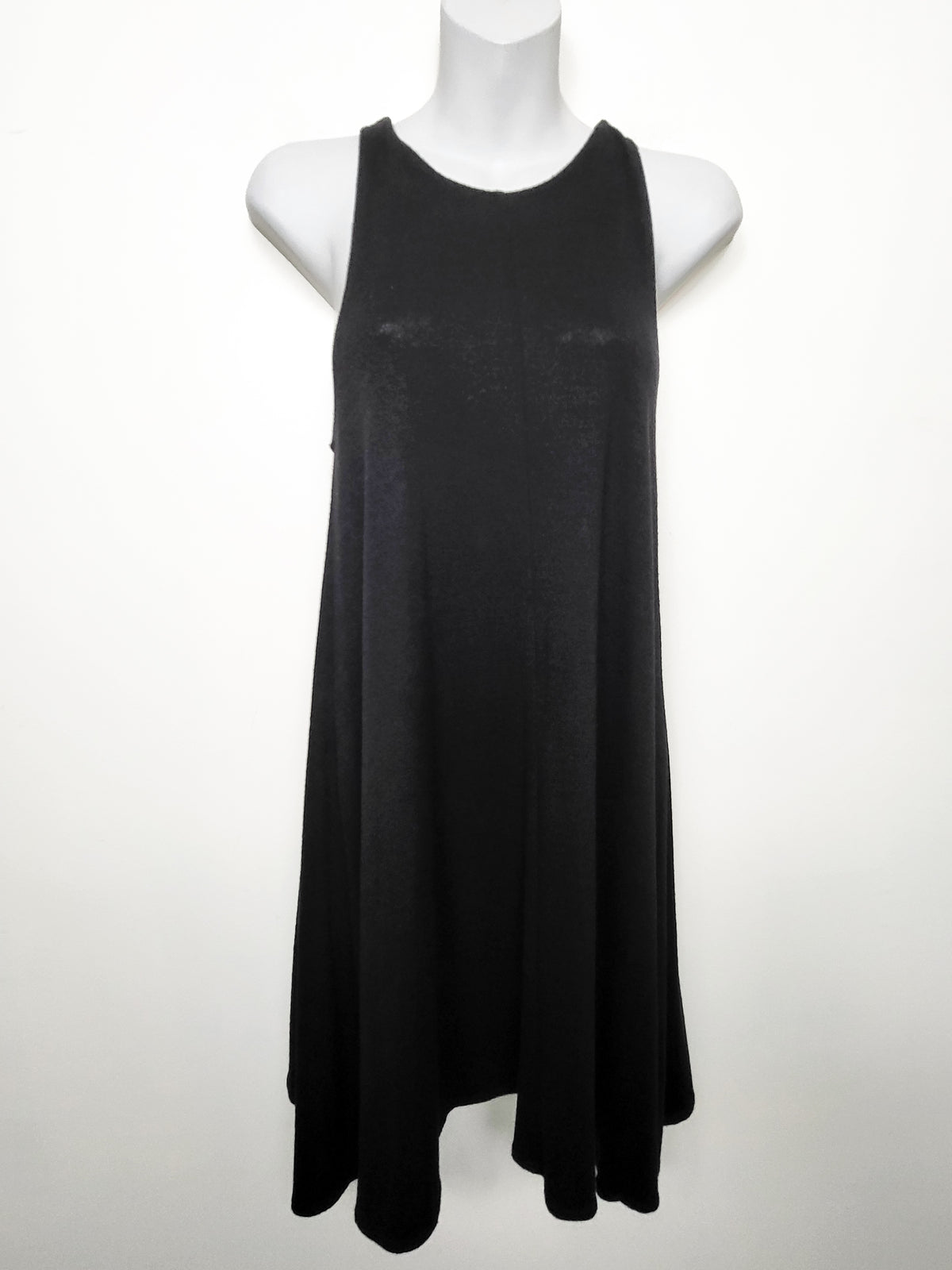 Aritzia Wilfred Free Black "Arleta" Sleeveless Trapeze Mini Dress - Size XS