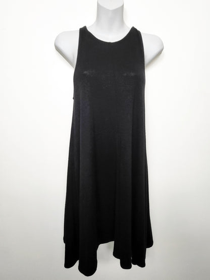 Aritzia Wilfred Free Black "Arleta" Sleeveless Trapeze Mini Dress - Size XS