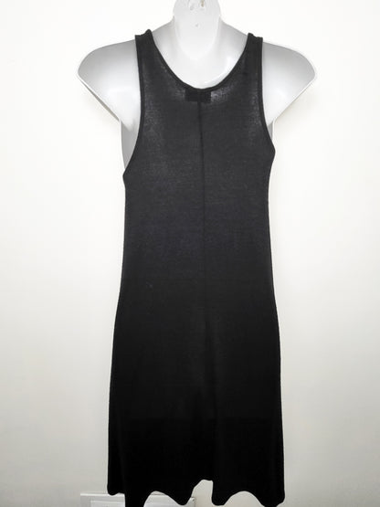 Aritzia Wilfred Free Black "Arleta" Sleeveless Trapeze Mini Dress - Size XS