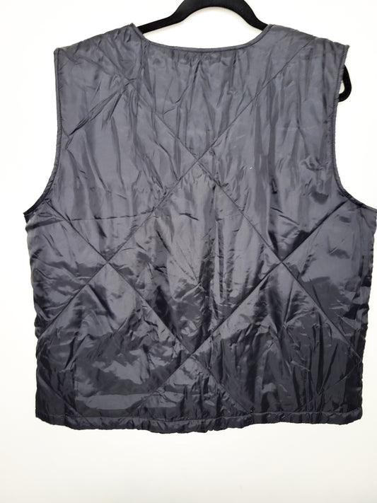 NEW - Socialite Diamond Pattern Quilted Lightweight Zip-Front Vest - Size Large/XL