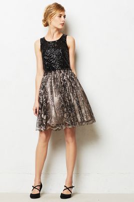 JLMB2 - Leifsdottir Anthrpologie sequin and tulle party dress. Size 8