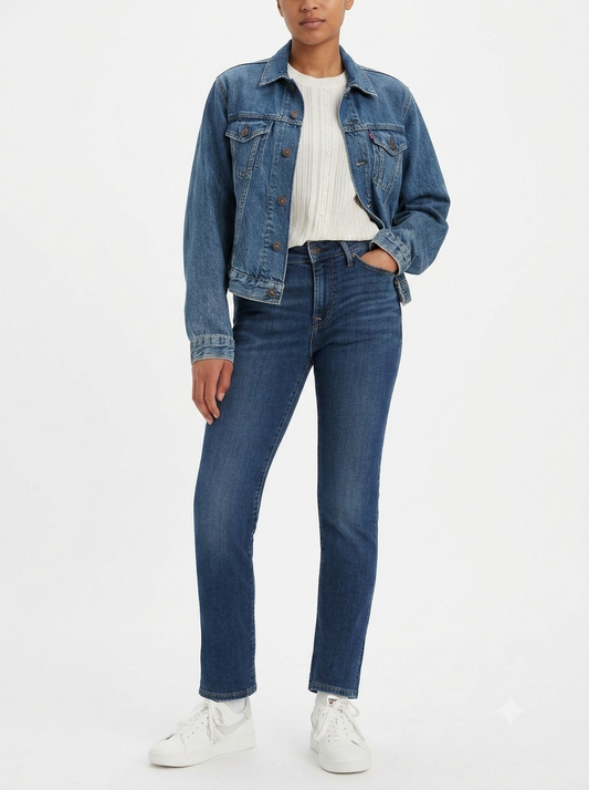 Levi's 712 Slim Jeans in medium wash | Size 29