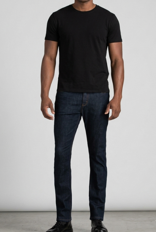 DU/ER Men's Performance Denim Relaxed Taper - Heritage Rinse | Size 31 x 32