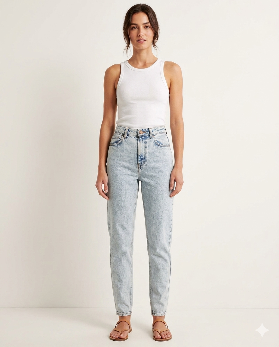 Zara high-rise mom jeans | Size 0