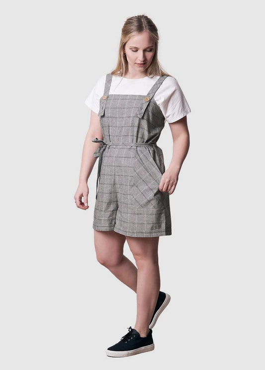 NEW - Bleed Clothing grey hemp "Hanni" jumpsuit - multiple sizes available