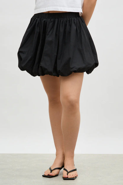 NEW - Minkpink black poof mini bubble skirt. Size large