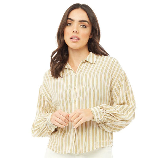 DOKN - Levi's yellow striped "Margot" blouse. Size medium