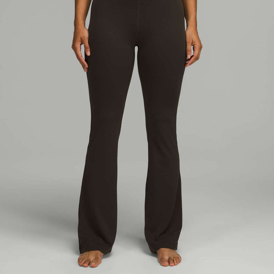 NOFF1 - Lululemon Dark Olive Groove Super-High-Rise Flared Pant Nulu. Size 12