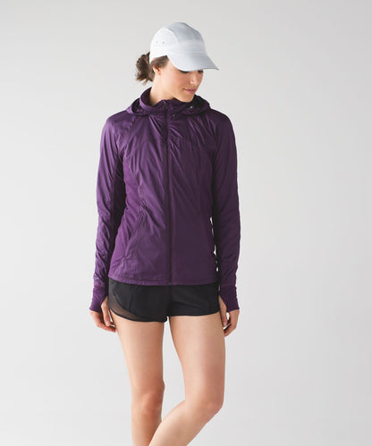Lululemon "Darkest Magenta" Rush Hour Jacket | Size 12