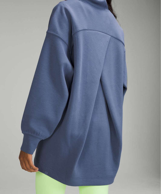 Lululemon Modal-Blend Turtleneck Tunic in Water Drop colour | Size 8