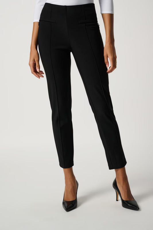 Joseph Ribkoff black High-waisted Formal Trousers. Size 6