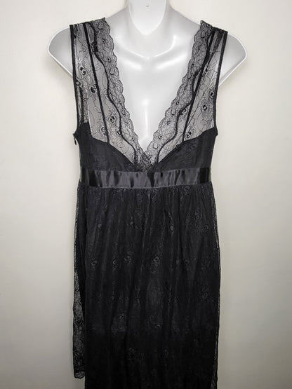 Club Monaco black lade cocktail dress. Size medium